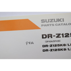 Manuel d'utilisateur SUZUKI DRZ 125 2007 à 2009