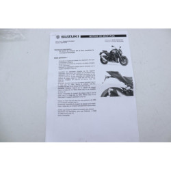 Support de plaque SUZUKI GSXS 750 2017 à 2021