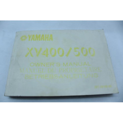 Manuel d'utilisateur YAMAHA XV 400 1976 à 1982