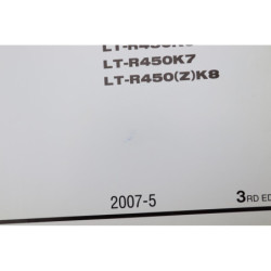 Manuel d'utilisateur SUZUKI LTR 450 2006 à 2008