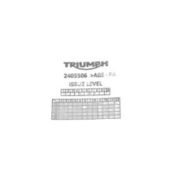 Habillage de réservoir TRIUMPH TRIDENT 660 2021 à 2025