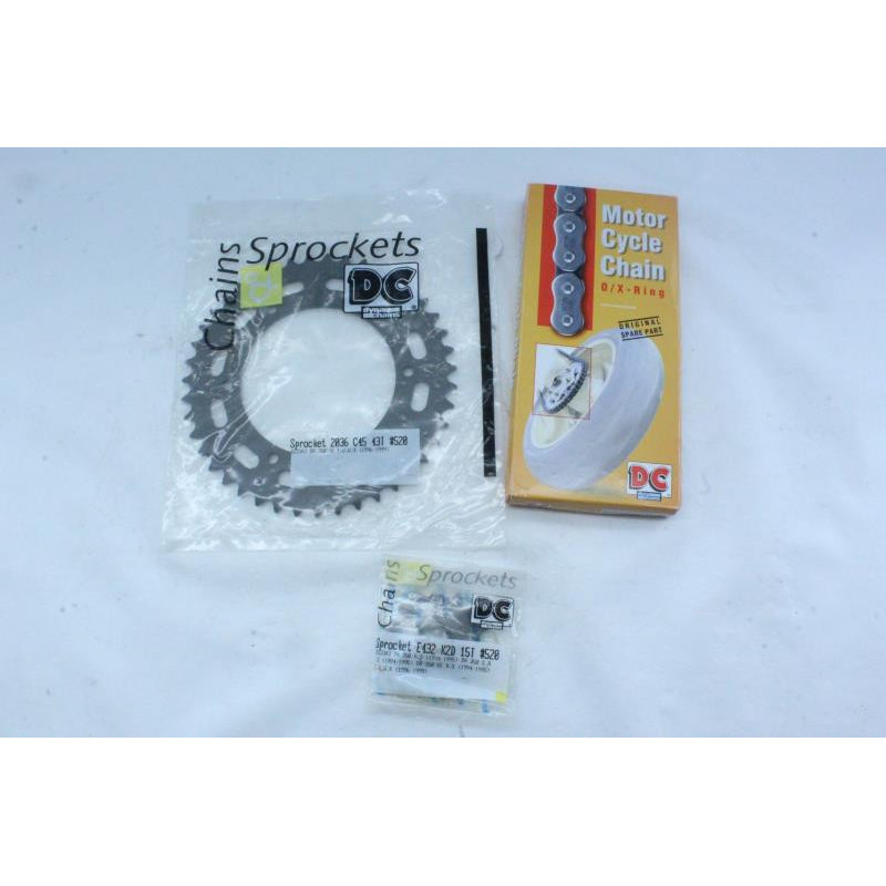 Kit chaine SUZUKI DR 350 S 1996 à 1999