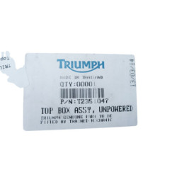 Top case TRIUMPH TIGER 800 XC 2011 à 2014