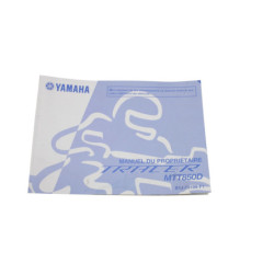 Manuel d'utilisateur YAMAHA TRACER 9 900 GT ABS 2018 à 2020