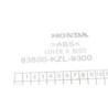 Coque arrière droite HONDA VISION 50 2012 à 2018
